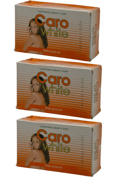 Caro White 3 قطع من كارو وايت صابون لتبييض وتفتيح البشرة 180 جم