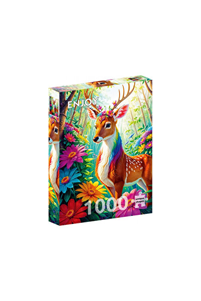 Enjoy Puzzle Puzzle 1000 de piese Bucură-te de cerbi magici