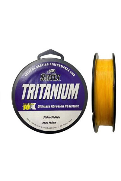 SUFIX Tritanium Surf Misina 0,30 250M NEON GOLD