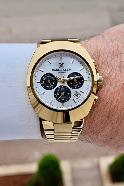 Daniel Klein Kadranı Siyah Kordonu Altın Renk 2 Yıl Garantili 39 mm Göstergel...