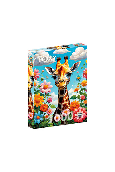 Enjoy Puzzle Puzzle 1000 piese Distrează-te – Girafă drăguță