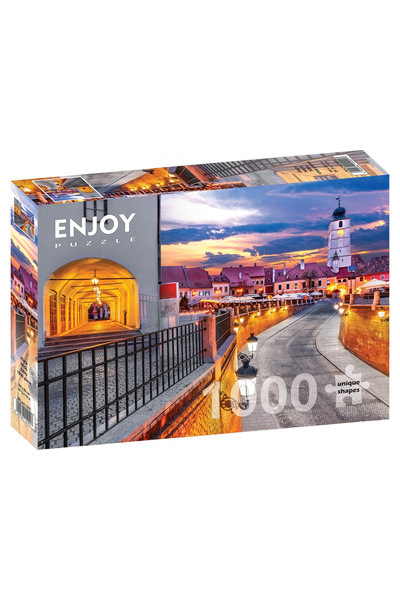 Enjoy Puzzle Puzzle 1000 piese Enjoy – Piața Mică Sibiu