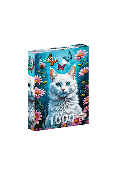 Enjoy Puzzle Puzzle 1000 piese Enjoy – Pisica Albă