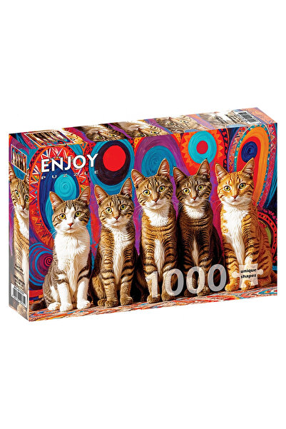 Enjoy Puzzle Puzzle 1000 pieces ENJOY – Five Cats