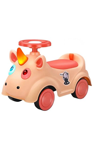 My modern game سيارة ركوب ودفع للأطفال بتصميم وحيد القرن مع موسيقى وإضاءة –لو...
