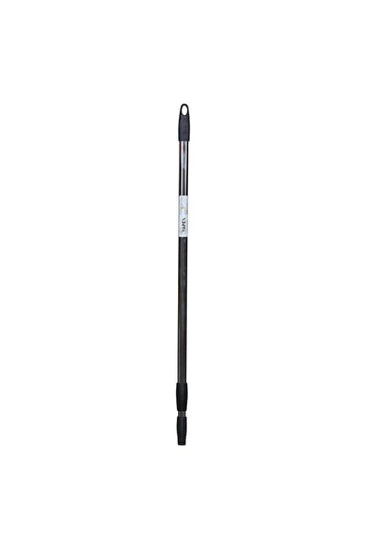 Apex Chrome Steel Broom And Mop Telescopic Handle Black/Grey