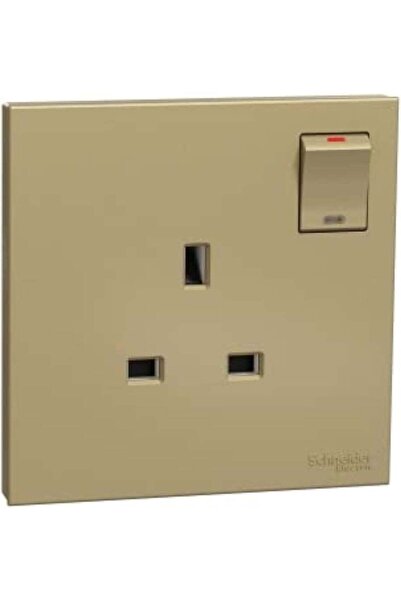 Schneider Electric AvatarOn C 1 Gang Socket - Wine Gold