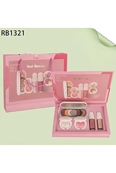 real beauty جديد من ريال بيوتي طقم مكياج فاخر من 5 قطع