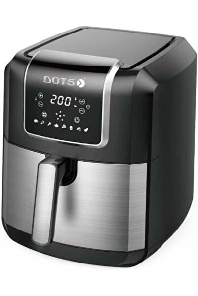 DOTS Digital Air Fryer 6.5L 1700W by Dots, Silver, FRA-065