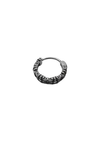 Viking Gotik Model Halka Geçirmeli Unisex 316L Paslanmaz&Kararmaz Çelik Unise...