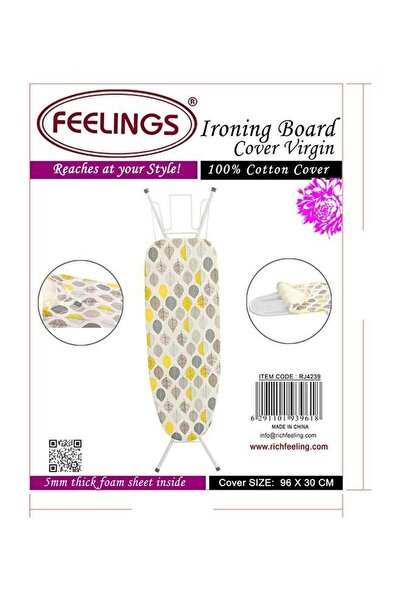 Feelings Iron Board Cover Cotton Size 96 x 30 cm
