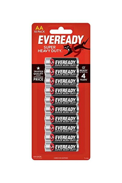 Eveready بطاريات AA فائقة التحمل - عبوة من 10 بطاريات