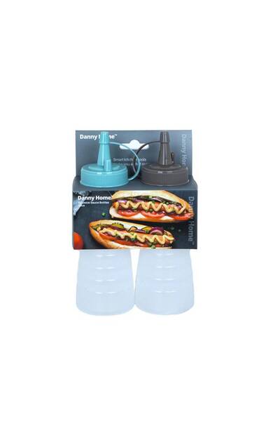 Meven Set Beauty مجموعة من زجاجتين كاتشب سعة 700 مل