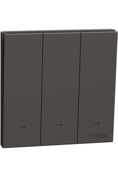 Schneider Electric مفتاح AvatarOn C ثلاثي الوصلات - رمادي داكن