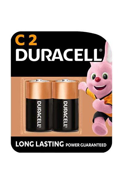 Duracell Type C Battery MN1400 LR14 1.5V Alkaline - Pack of 2