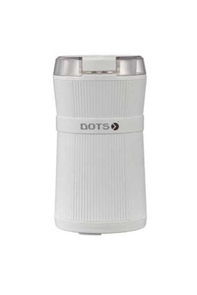 DOTS Coffee Grinder, 50 g, Stainless Steel Blade, Safety Lock, 200 W, CG-01W