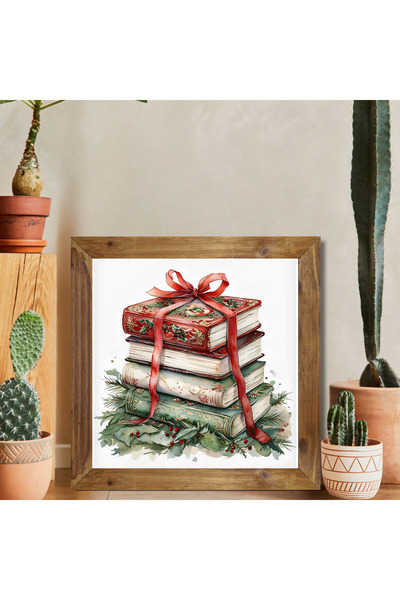 Tuba Decor Tablou pătrat cu rama din lemn