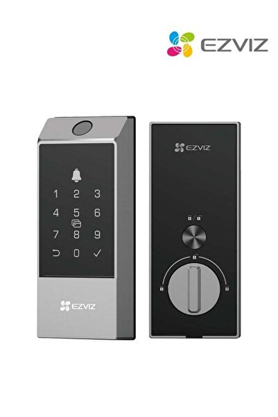 EZVIZ قفل الباب الذكي DL04 Pro – 5 في 1 دخول بدون مفتاح مع بصمة الإصبع، بلوتو...