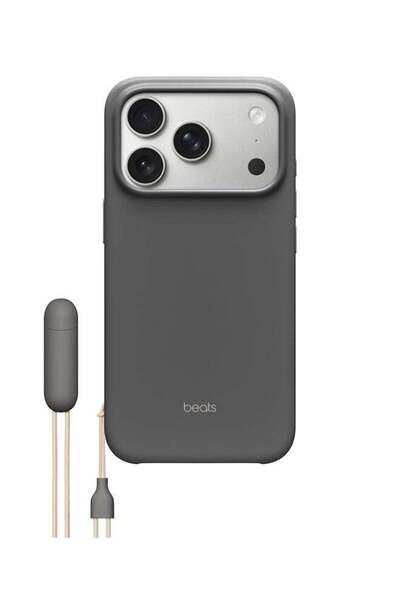 Beats Apple iPhone 17 Pro Kickstand Case with MagSafe and Camera Control - Granite Gray