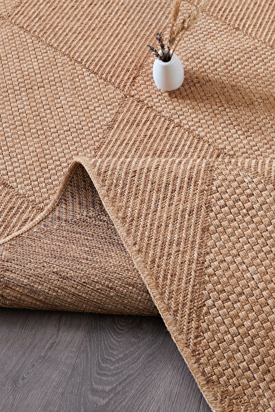 SOFT DECOR SOFTDECOR JÜT KİLİM HASIR YIKANABİLİR TOZSUZ KAYMAZ TABAN JÜT HALI...