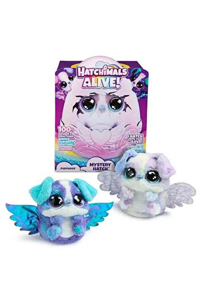 Hatchimals Secret Puppadee Interactive Electronic Pet Toy, 6.5-Inch (Styles may vary)