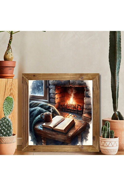 Tuba Decor Tablou pătrat cu rama din lemn