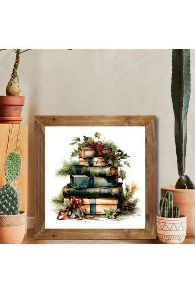 Tuba Decor Tablou pătrat cu rama din lemn