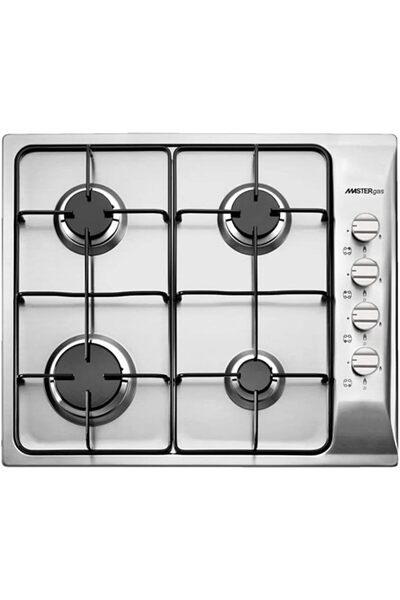 Master Gas موقد غاز بأربعة شعلات مقاس 60 سم (ستانلس ستيل)
