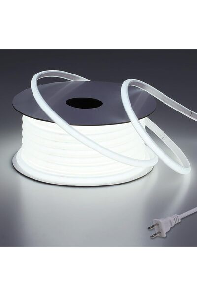 Generic 50MTR/165FT COB Led Strip Light, Waterproof IP65 8MM Flexible COB Strip Light With Connector (White)