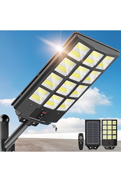 Generic Sunwish 5000W Solar Street Light Outdoor - 6500K, Waterproof LED Flood Light with Motion Sensor