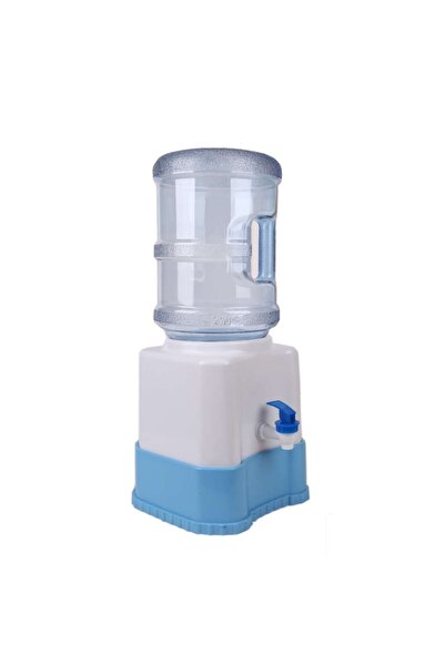 Biki Mini Water Dispenser, Countertop Top-Loading Non-Electric Bottle Dispenser with Faucet, 28x25cm
