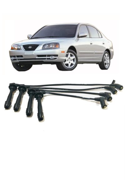 SERKAR 2003-2007 HYUNDAİ ELANTRA 1.6 BENZİNLİ MOTORLAR İÇİN BUJİ KABLOSU SETİ 4'LÜ