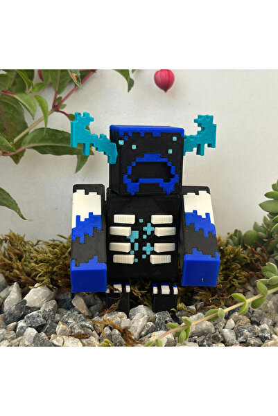 vahobi3d Warden Minecraft Figürü – Koleksiyonluk Masa Üstü Dekor