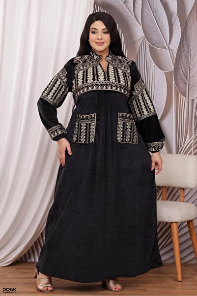 Generies High quality velvet Arabic jalabiya with a wonderful design