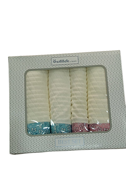 Özdilek 4 Piece Ochiba Best Set (Turkish Bath Set)
