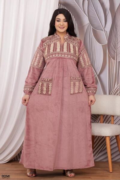 Generies High quality velvet Arabic jalabiya with a wonderful design