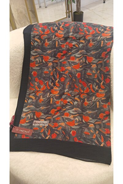 Emproyal Yel Desen Tenline Şal