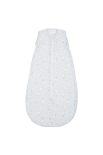 Kidizi Sac dormit copii de vara 0-18 luni Elefun Blue, 80 cm, 0.5 tog