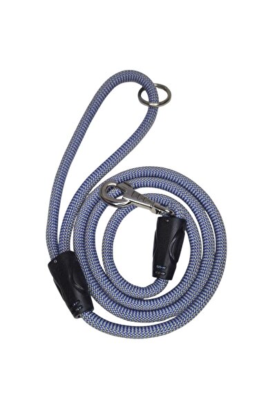 moonparacord Dog Walking Rope 120 cm Blue Cream 10 mm