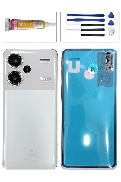 indirimplus Xiaomi Redmi Note 13 Pro Plus Arka Pil Kapağı Ay Işığı Beyazı Not...