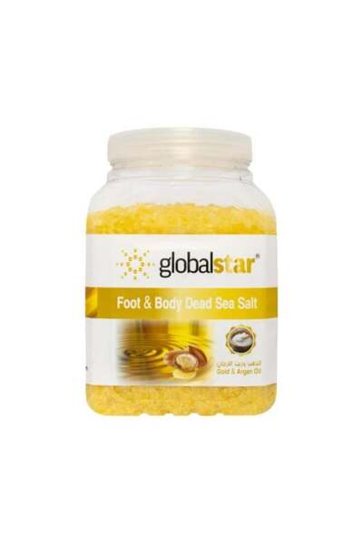Globalstar ملح الجسم والقدمين وزيت الأرغان من غلوبال ستار غولد، 2.8 كجم