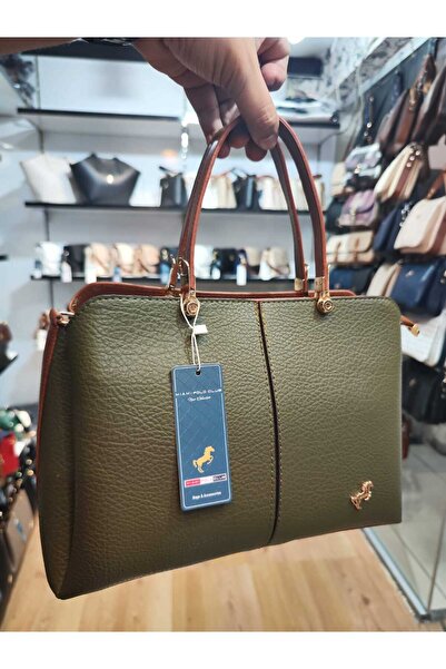 H&D COLLECTİON Geantă de mână pentru femei Miami Polo Clup cu 3 compartimente