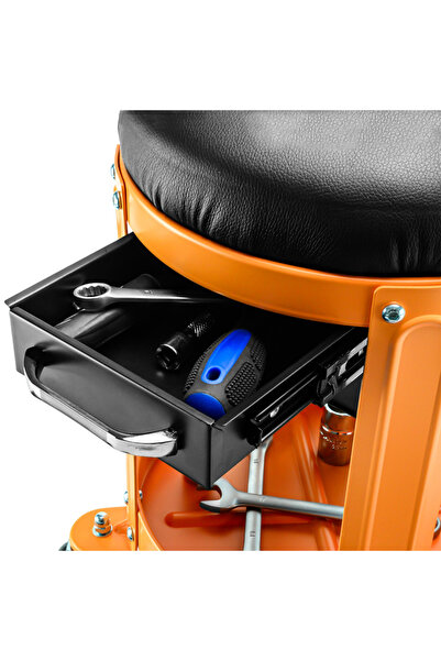 VERDA Scaun de Atelier Profesional SN6715 – Pivotant, cu Roți și Sertare
