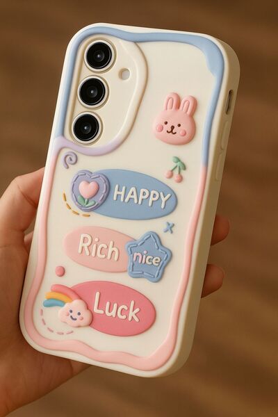 halkhouse Samsung Galaxy S24 Plus Kılıf Kamera Korumalı Renkli Esnek Kırılmaz...