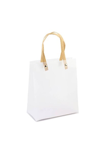 Meven Set Beauty حقيبة هدايا بلاستيكية شفافة متوسطة الحجم - قطعة واحدة (20 × 17 سم)