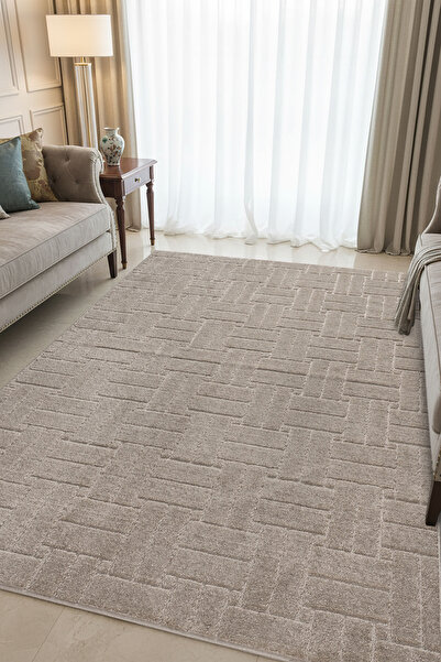 MELARİS HALI Maglia Yıkanabilir Kalın Yumuşak Dokuma Halı Kaymaz Taban Mutfak...