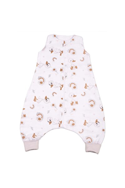 Kidizi Sac de dormit cu picioare de vara din muselina 6-18 luni Ducky, 0.5 tog, 100% bumbac