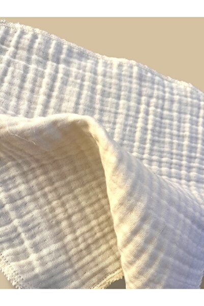 runbaby Bebek Ağız Mendili & Dört Kat Multi Müslin Bez ( 1 Adet ) - Ekru