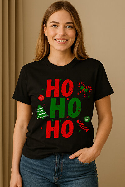 VİVA LORA Unisex Cotton T-Shirt with Special Print for New Year's Eve