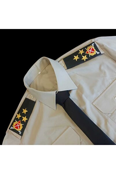 kho military design KKK Korgeneral Karargah (Harici) Gömlek+Kravat+Rütbeler (M Beden) Sıfır Ürün